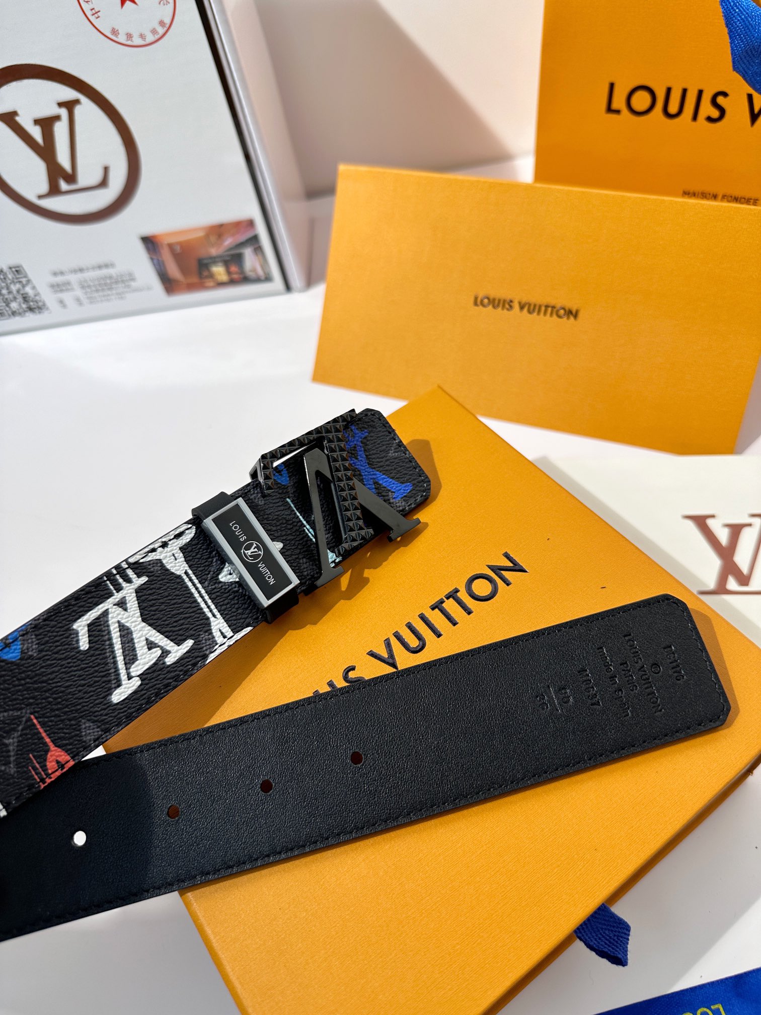 Louis Vuitton Men Belt Width 3.8cm