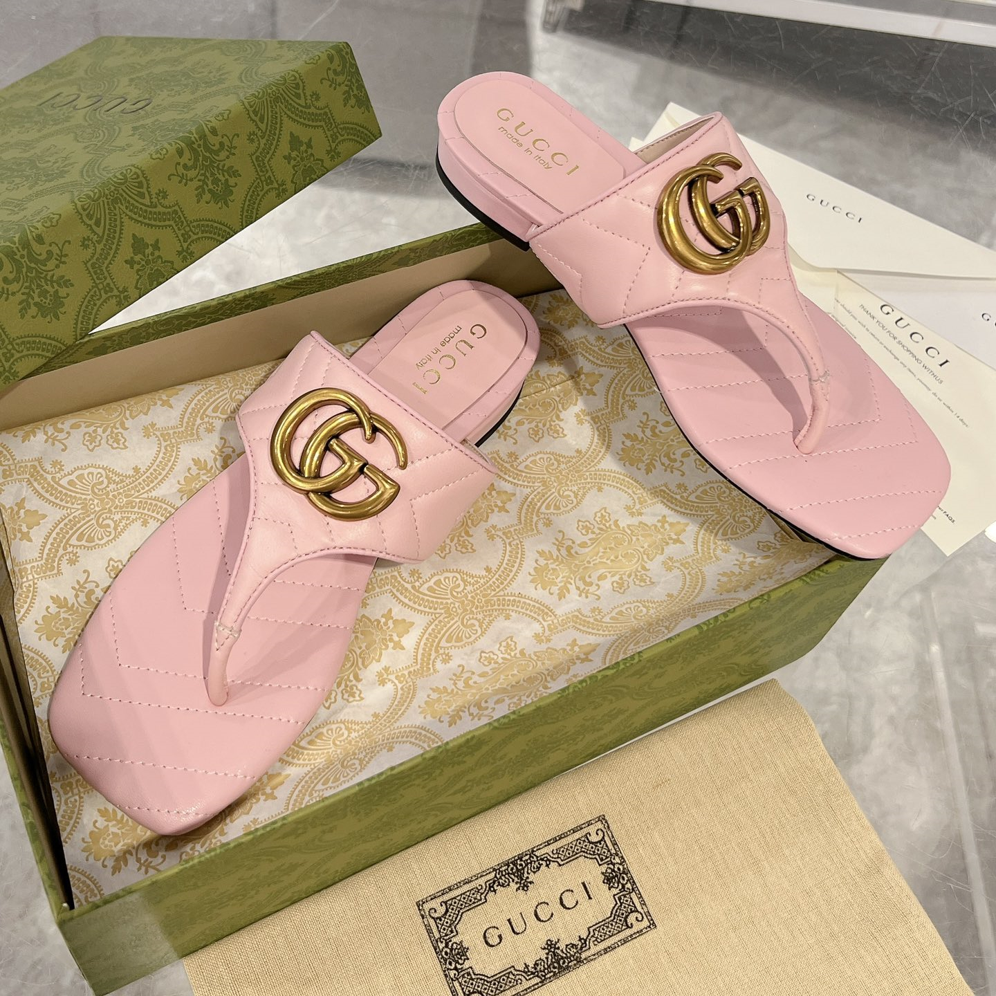 Gucci GG Marmont Slippers Size 36-41