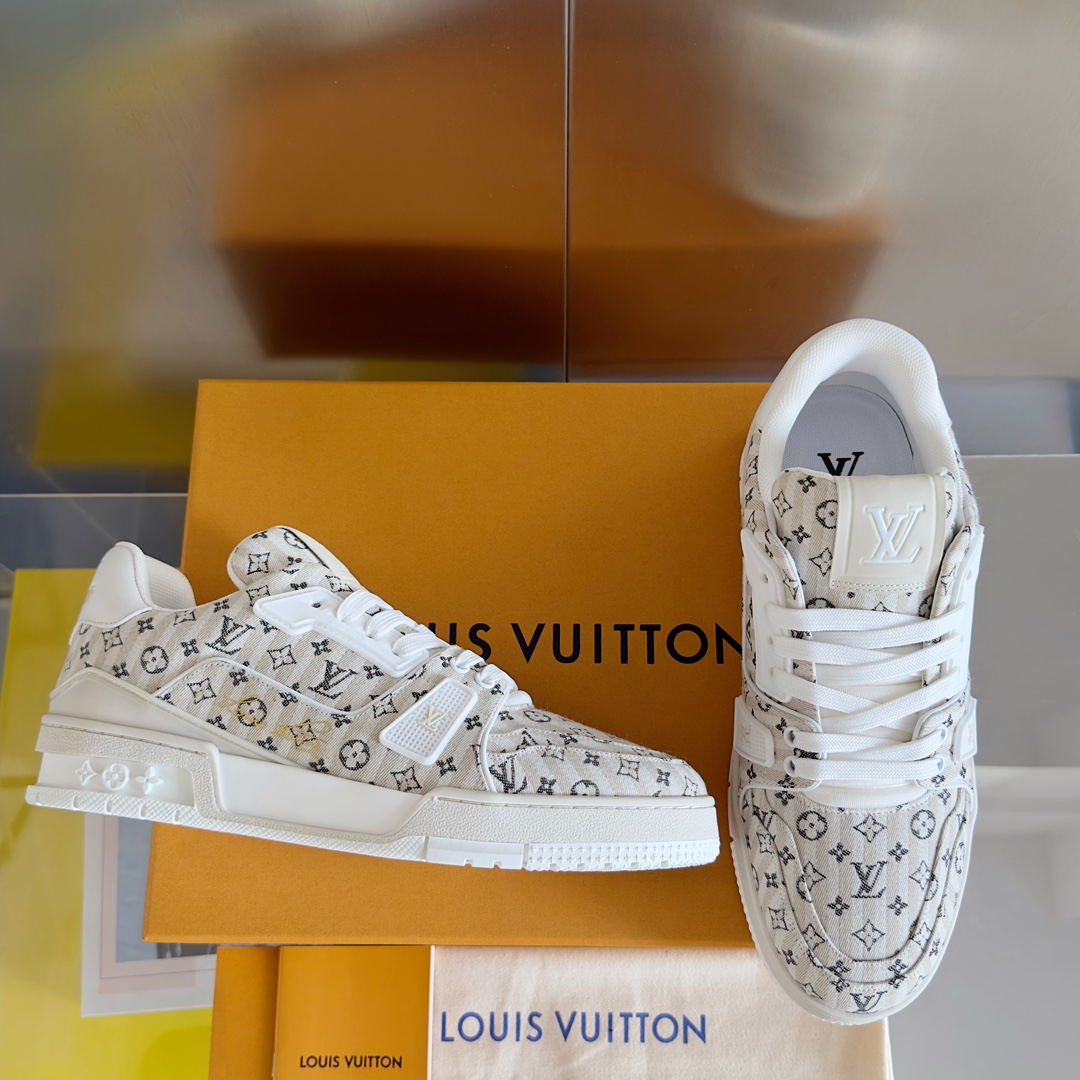 Louis Vuitton 2024New LV Trainer Sneaker Size 36-46