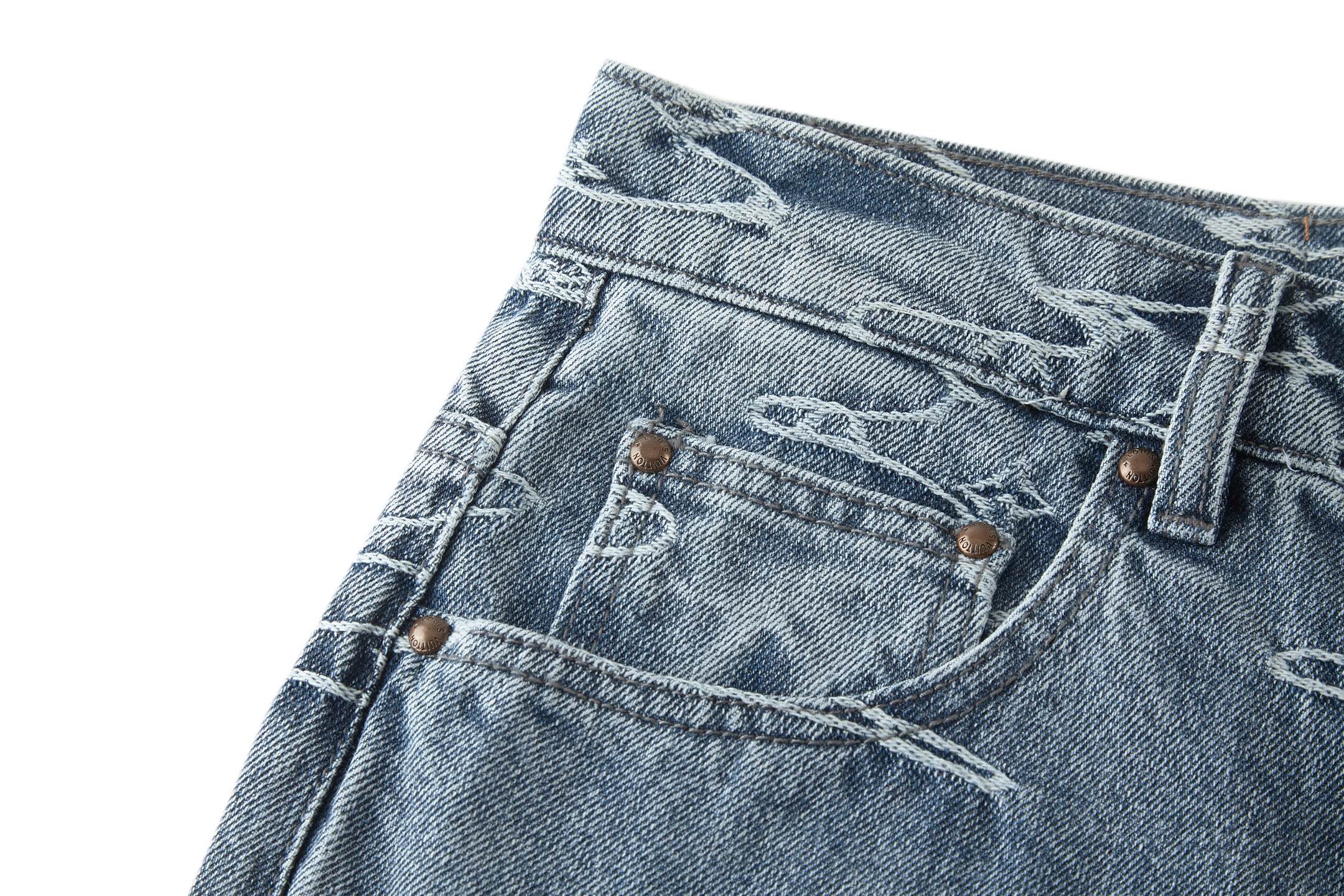 Louis Vuitton X Nigo Unisex Jeans Size S-XL