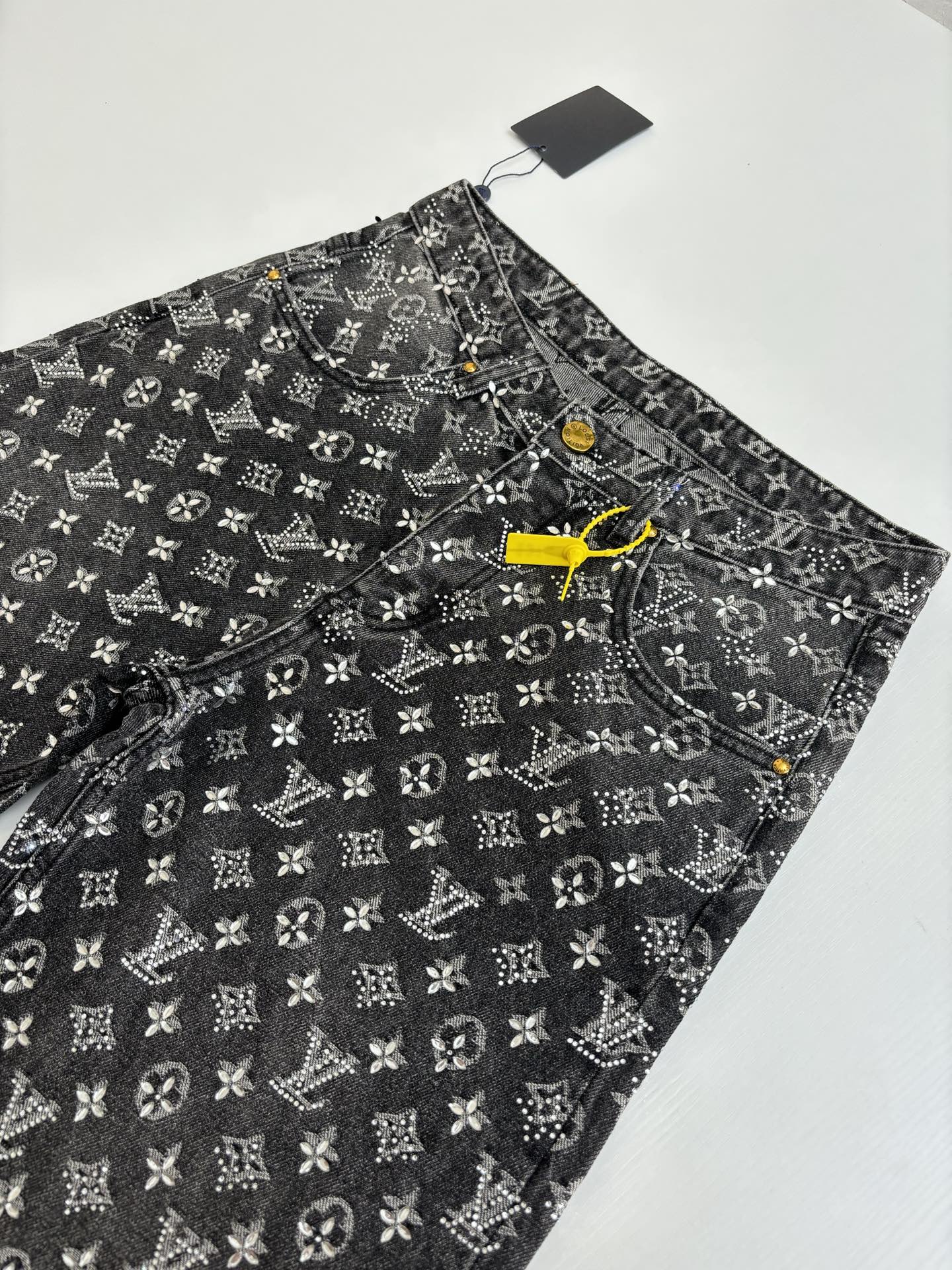 Louis Vuitton Monogram Pants Jeans Size S-XL