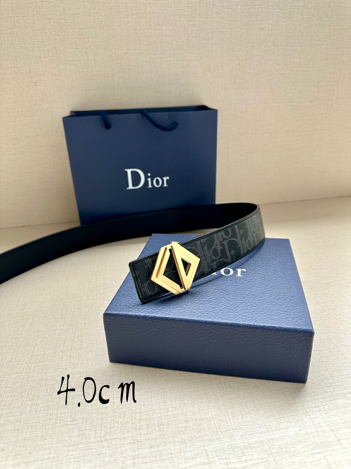 Dior Men Belt Width 4cm