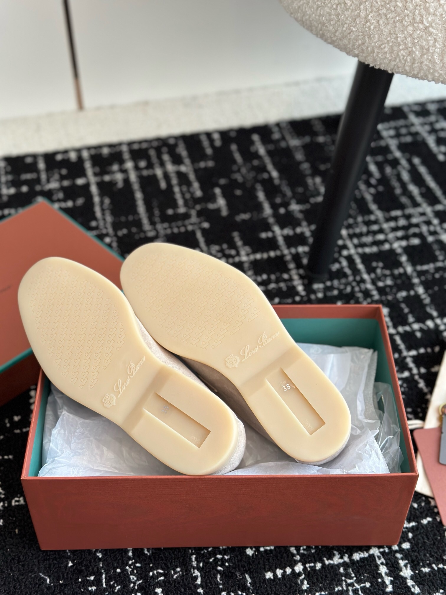 Loro Piana Unisex Loafers Size 36-45