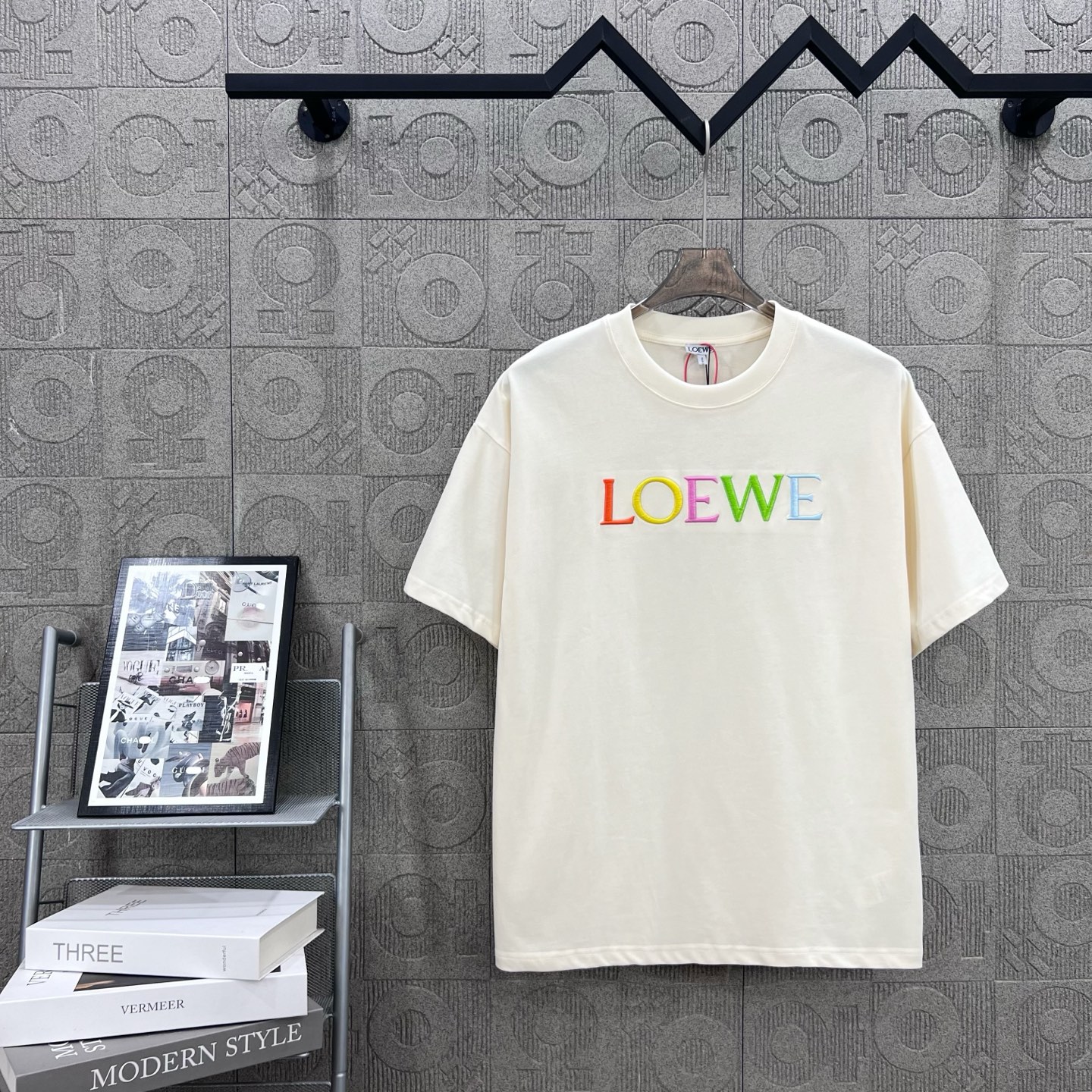 Loewe T Shirt  Embroider Logo Size XS-L