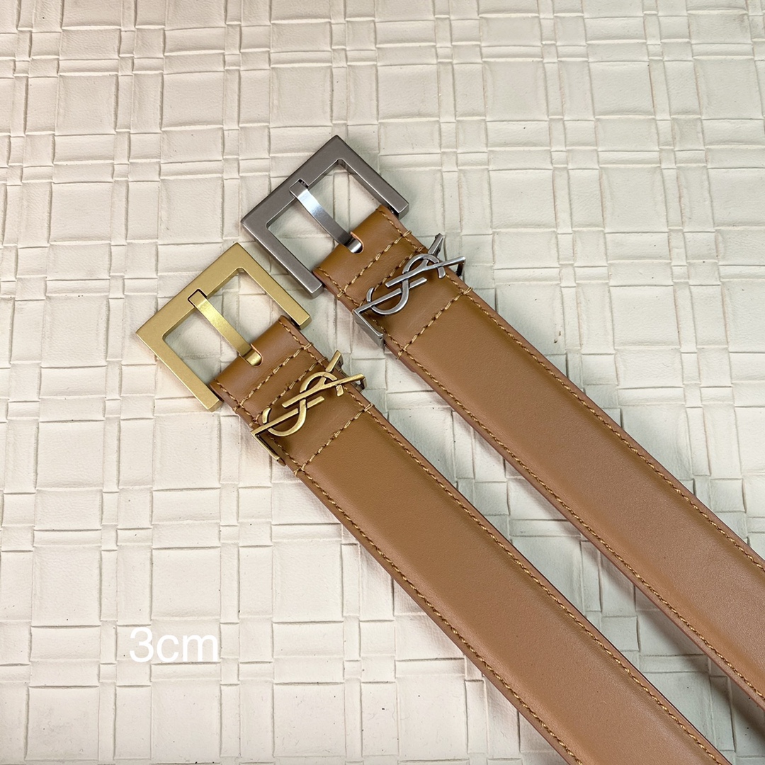 YSL Women Belt Width 3cm