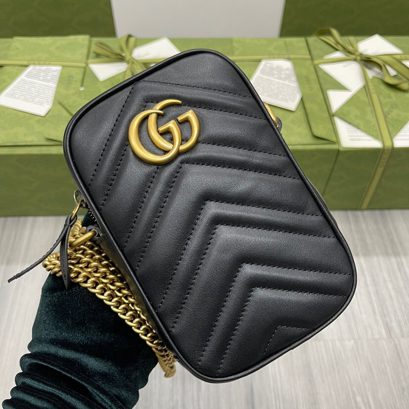 Gucci GG Marmont Bucket Bags For Women Size 10.5*17*5cm