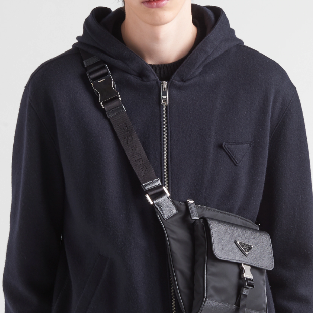 Prada 2VH160 Re-Nylon and Saffiano Leather Shoulder Bags Size 20*16*2.5cm