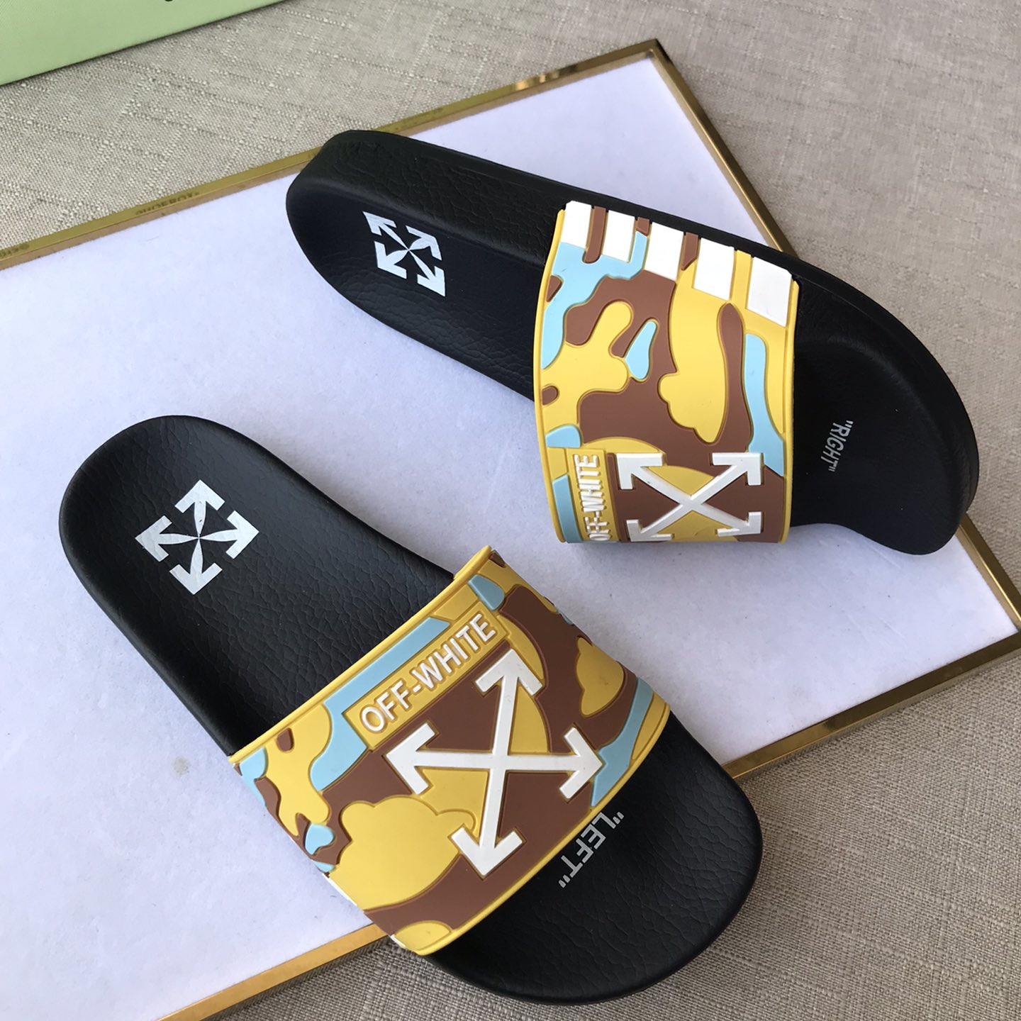 OFF White Mens Women Sandals Gr. 36-46