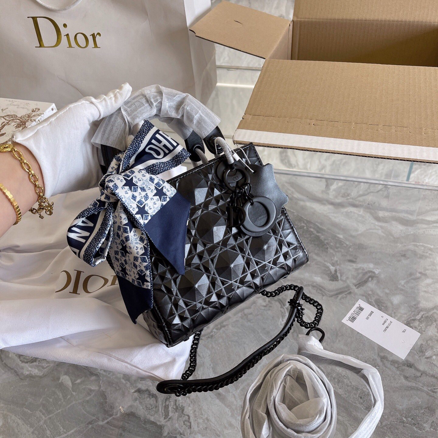 Dior Lady 2022SS Women Shoulder Bags 17cm