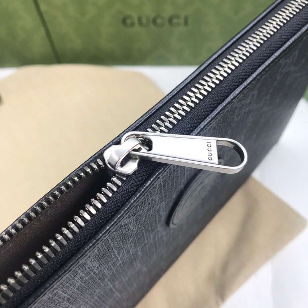 Gucci Pouch with Interlocking G Size 30.5*21*1.5cm Style 672953
