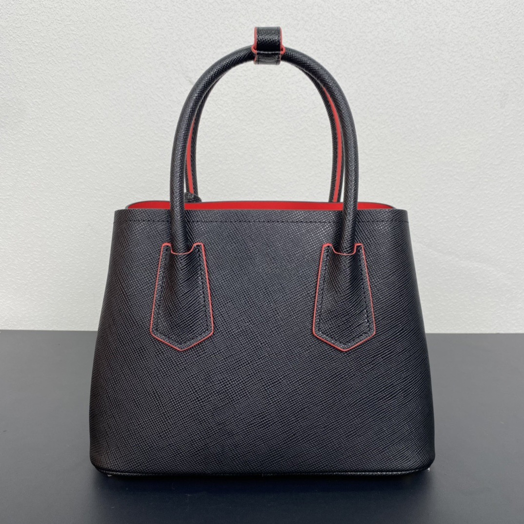 Prada 1BG443 Double Saffiano Leather Bags Size 25*18.5*12.5cm