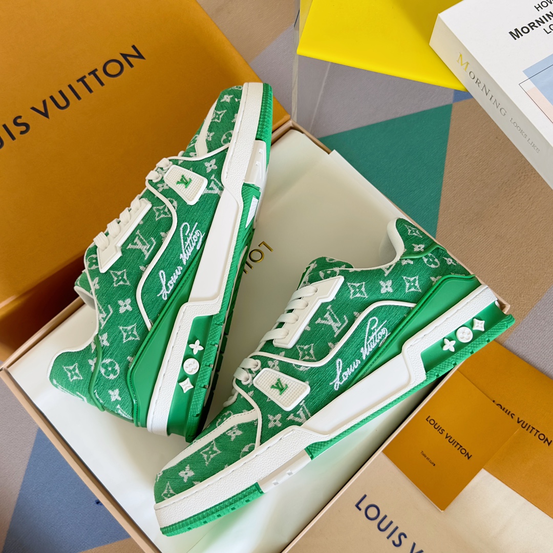 Louis Vuitton 2024New LV Trainer Sneaker Size 36-46