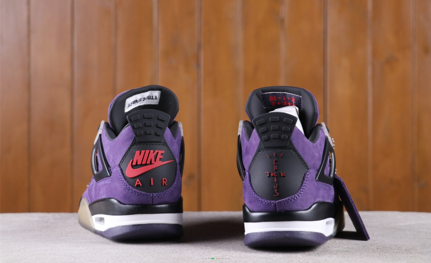 Nike Air Jordan 4 x Travis Scott Purple Gr. 36-46