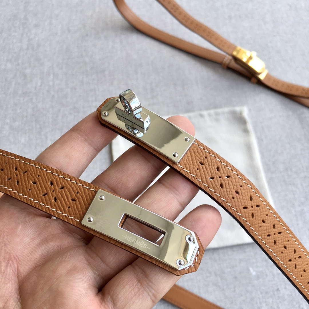 Hermes Kelly Women Belt Width 1.8cm