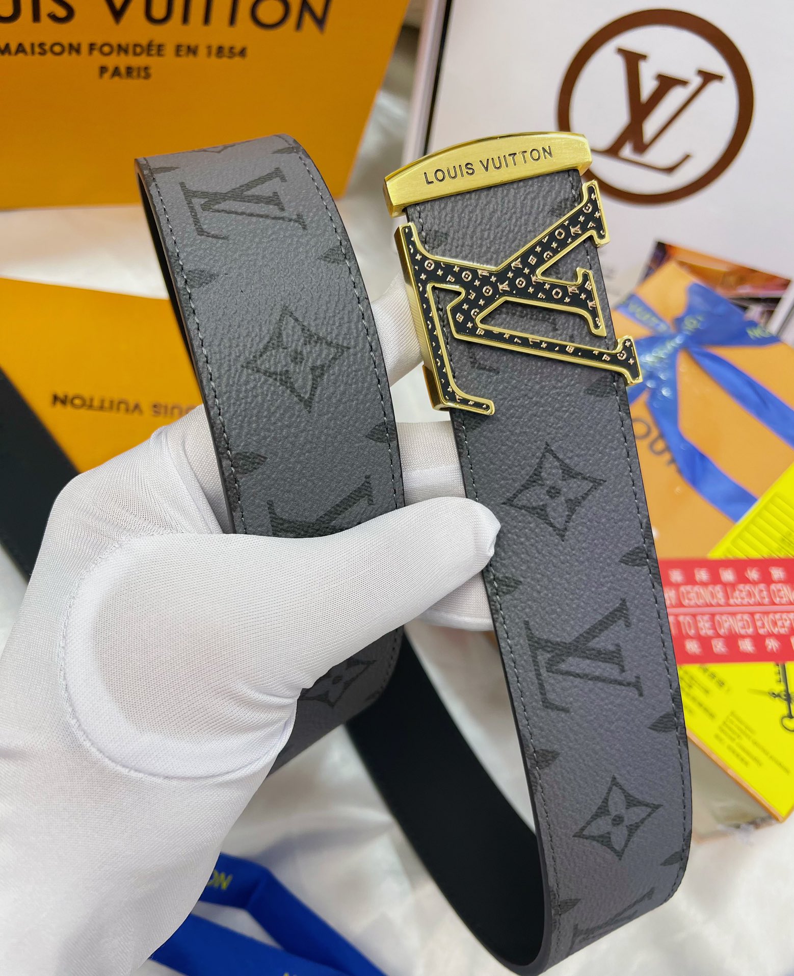 Louis Vuitton Men Belt Width 3.8cm