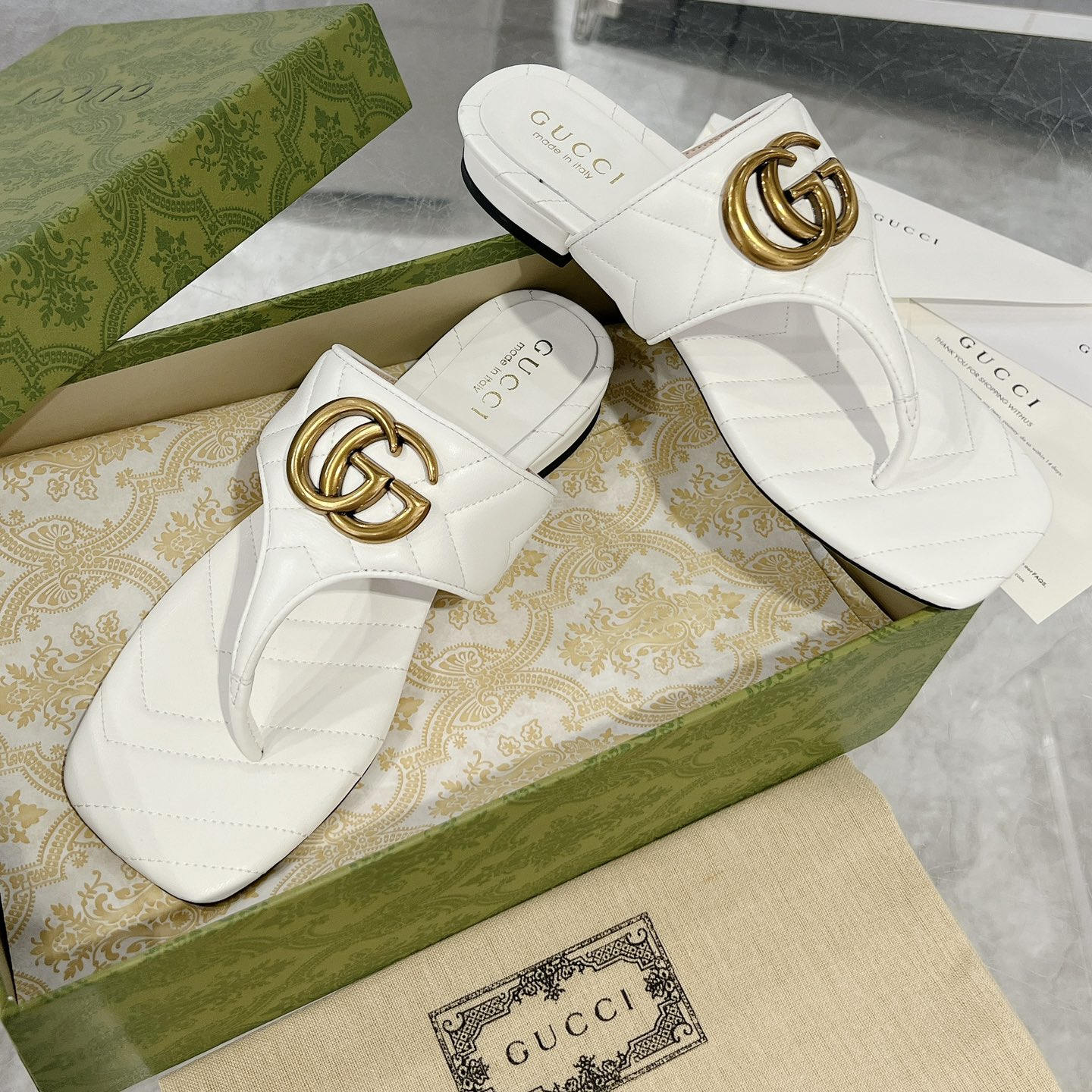 Gucci GG Marmont Slippers Size 36-41