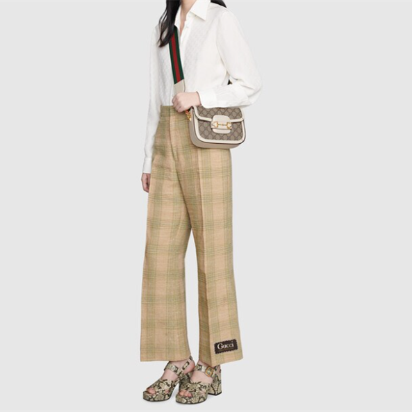 Gucci GG Horsebit 1955 Women Shoulder Bags Size 25*18*8cm