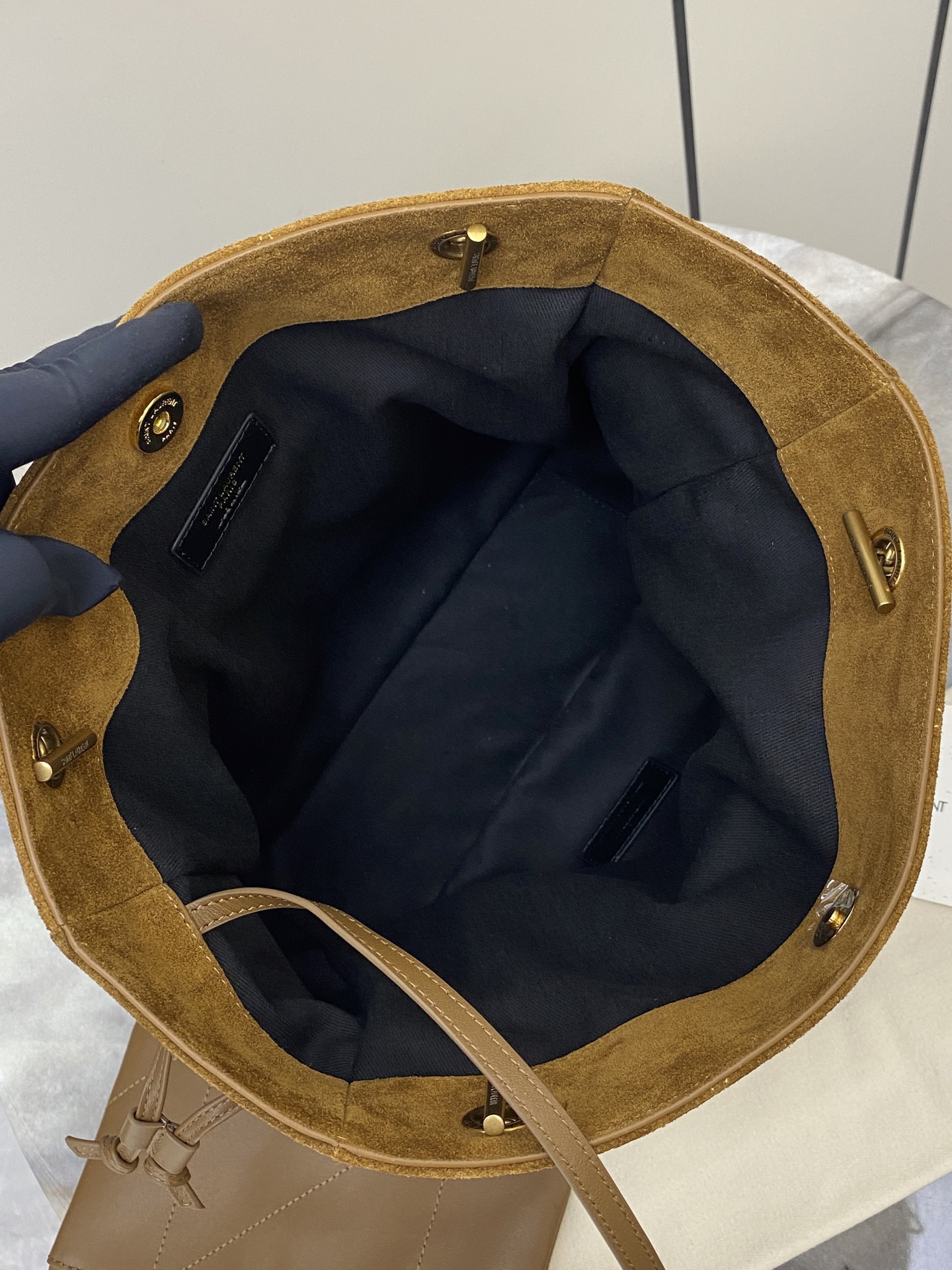 YSL Jamie 4.3 Large Pochon Women Shoulder Bags Size 27*29*11cm