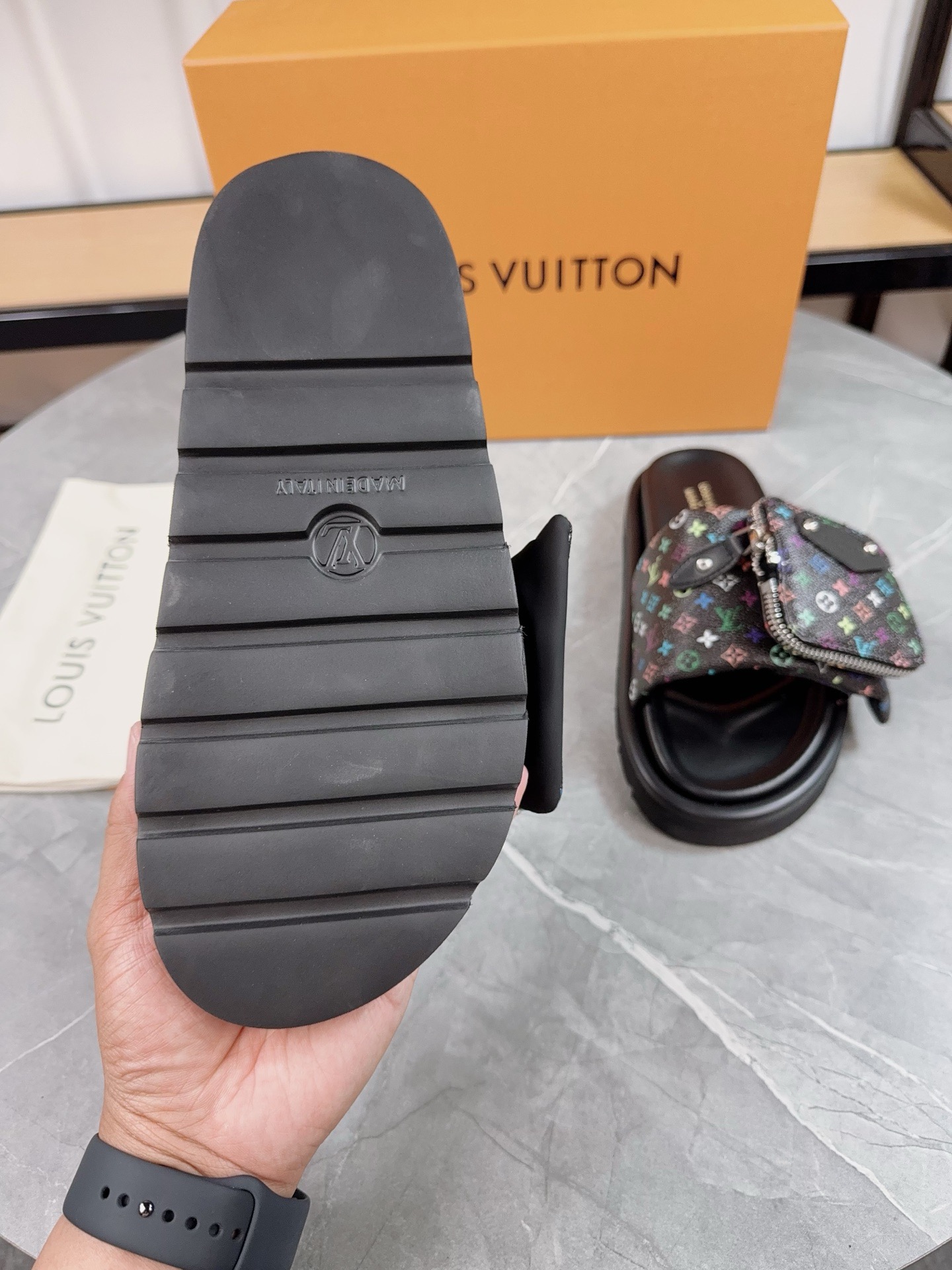 Louis Vuitton Pool Pillow Flat Comfort Slippers Size 36-46