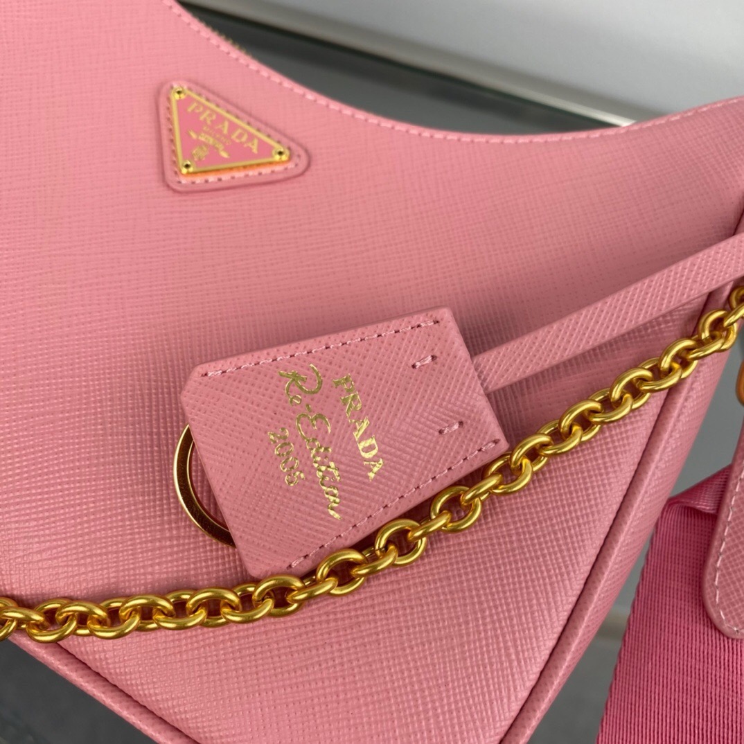 Prada 1BH204 Redition 2005 Women Bags Leather 22*18*6cm