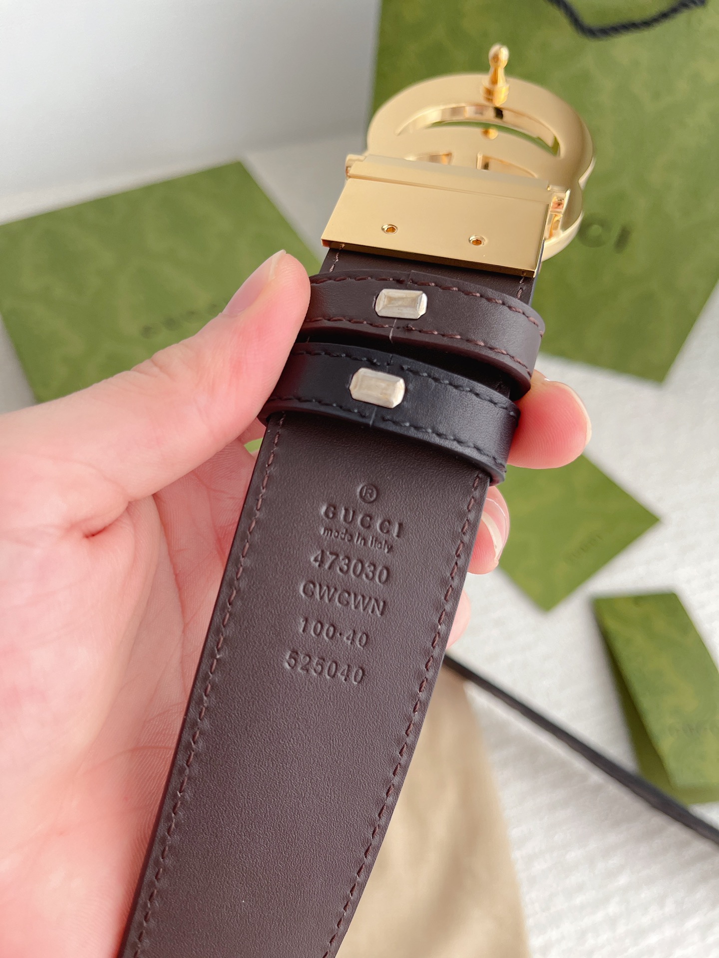 Gucci Men Belt Width 3.8cm