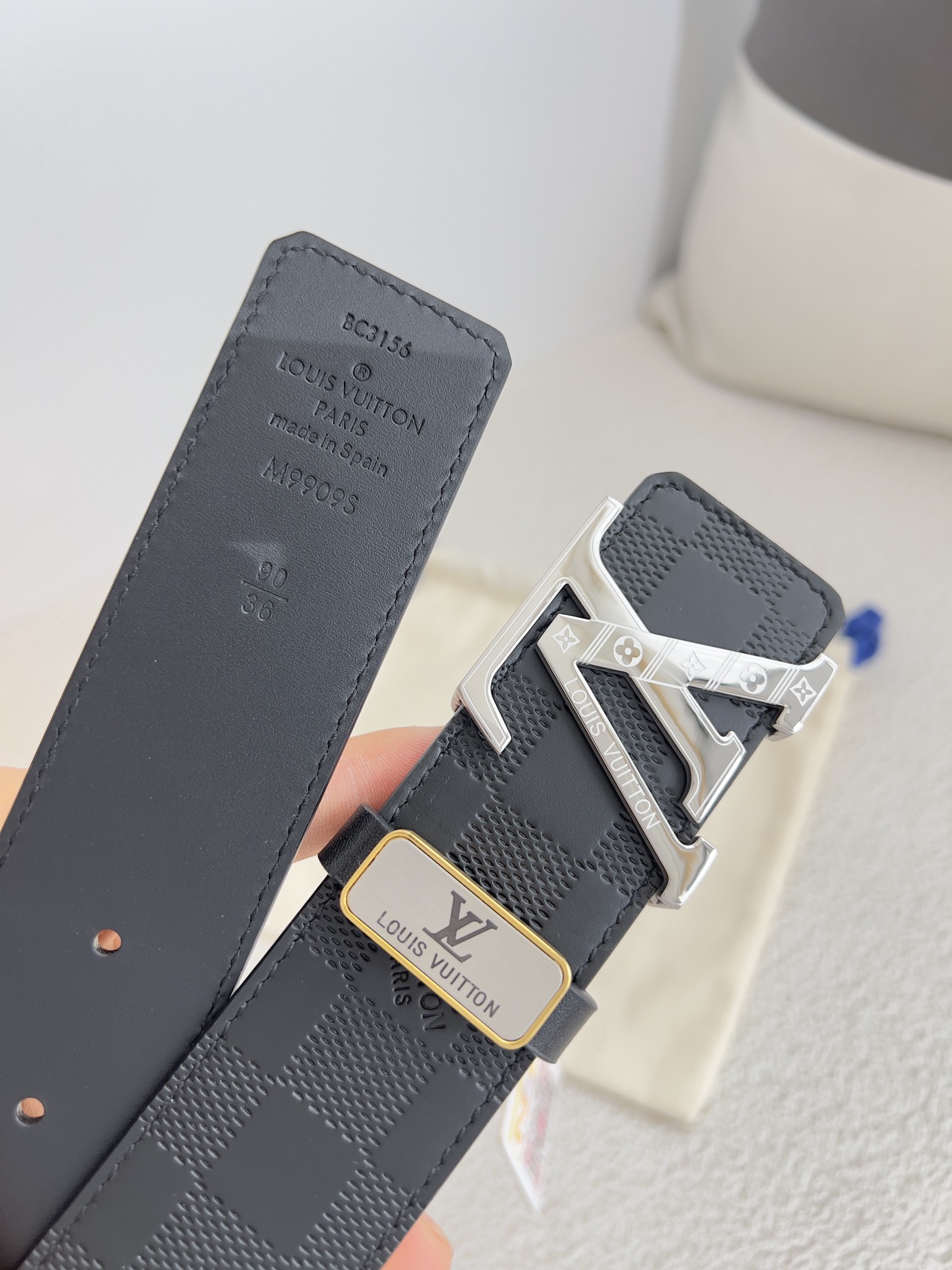 Louis Vuitton Men Belt Width 3.8cm
