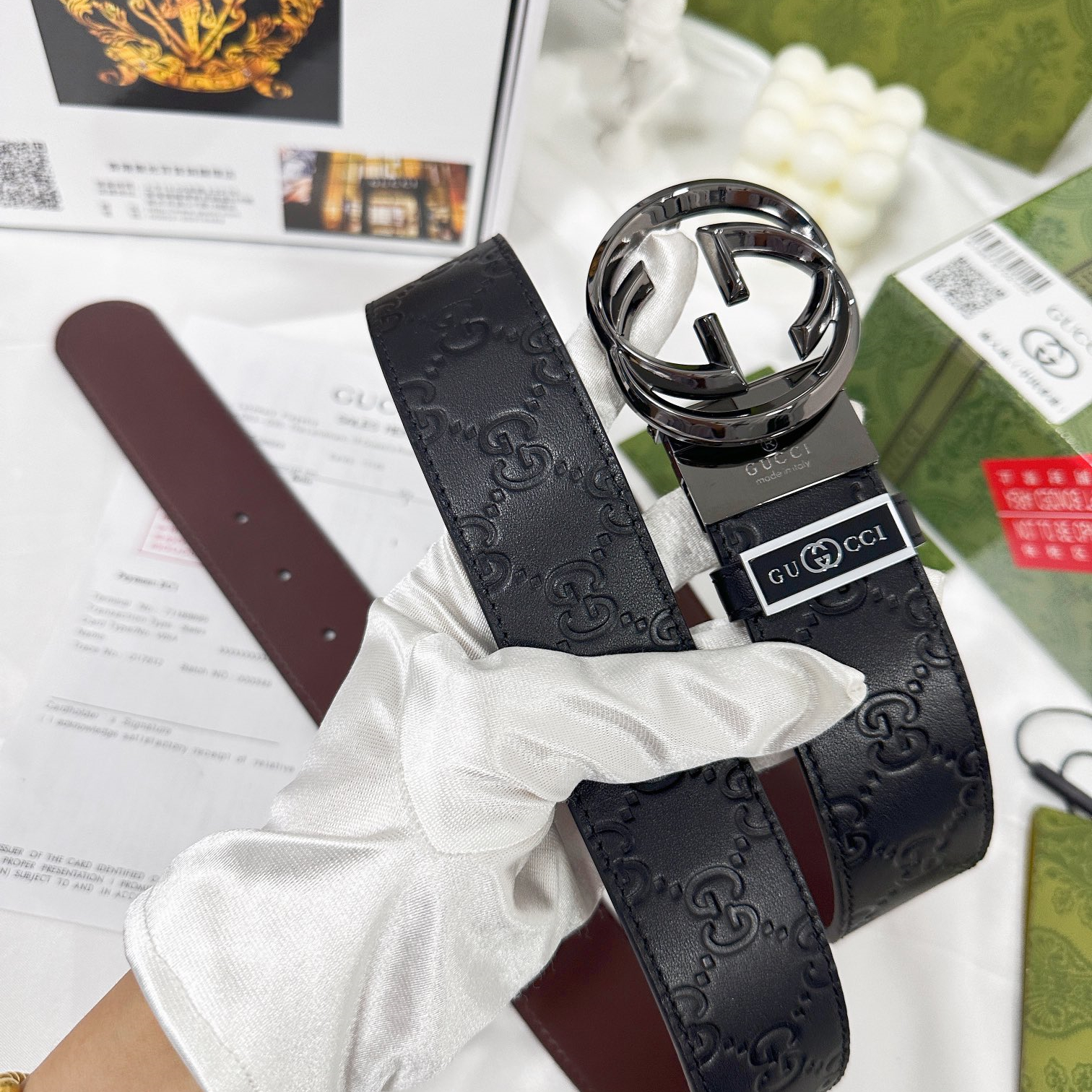 Gucci Men Belt Width 3.8cm