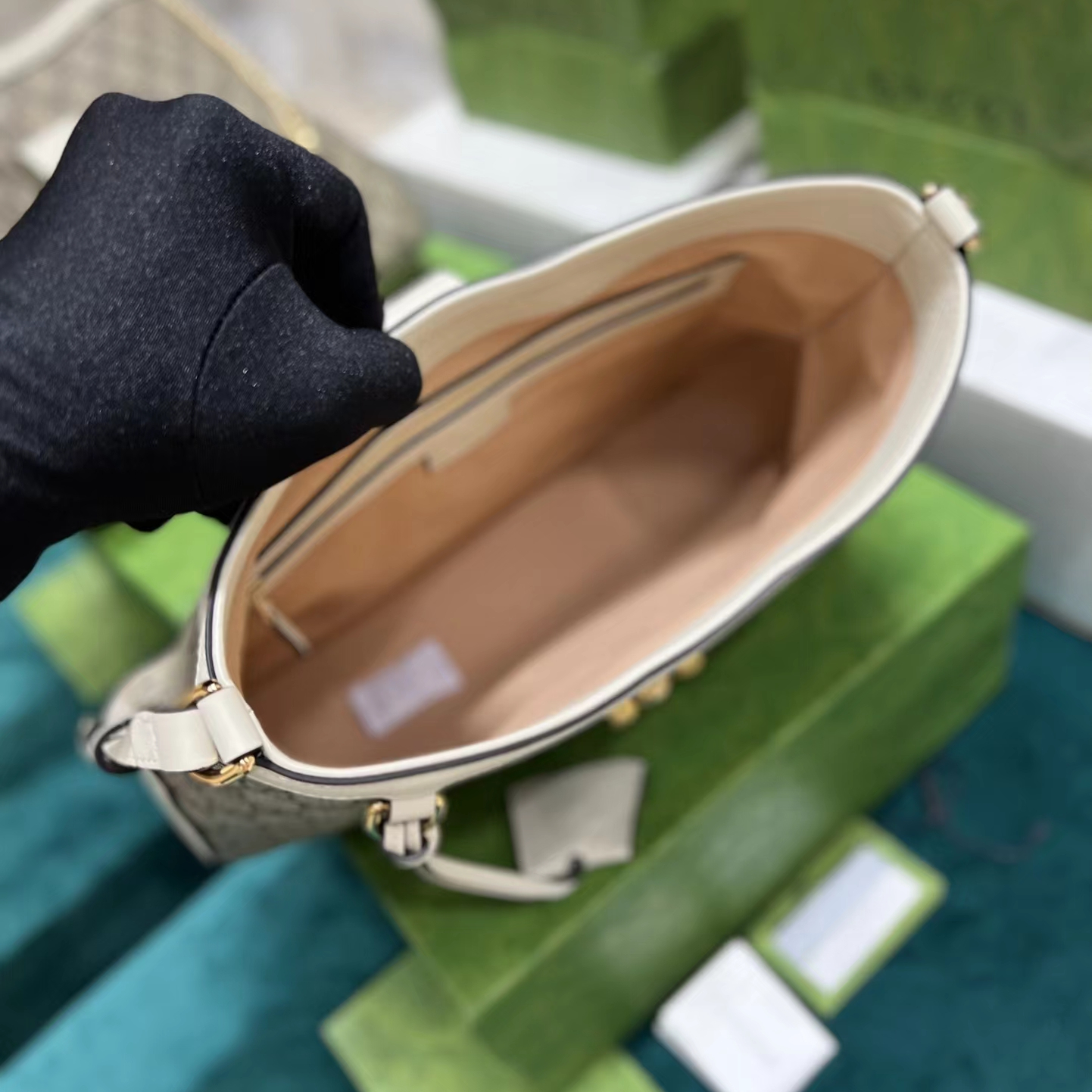 Gucci GG Ophidia GG Handbag for Women Size 32.5*24*5.5cm