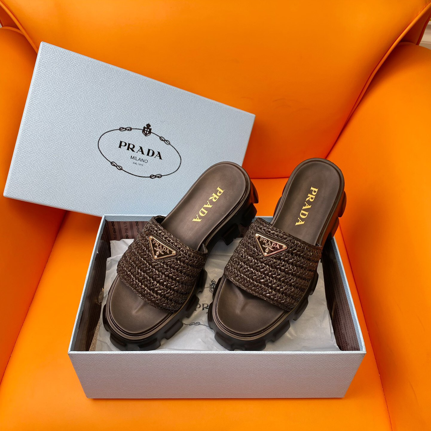 Prada 2024 New Monolith sandals Size 36-40