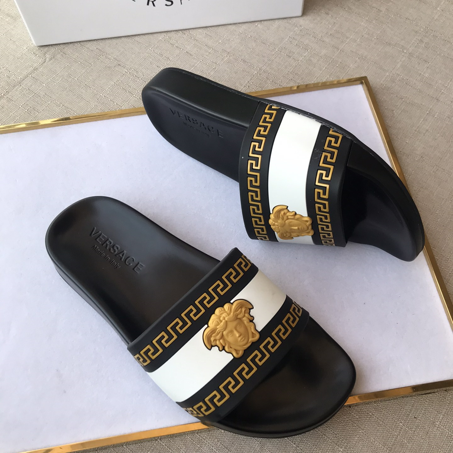 Versace Mens Women Sandals Gr. 36-46