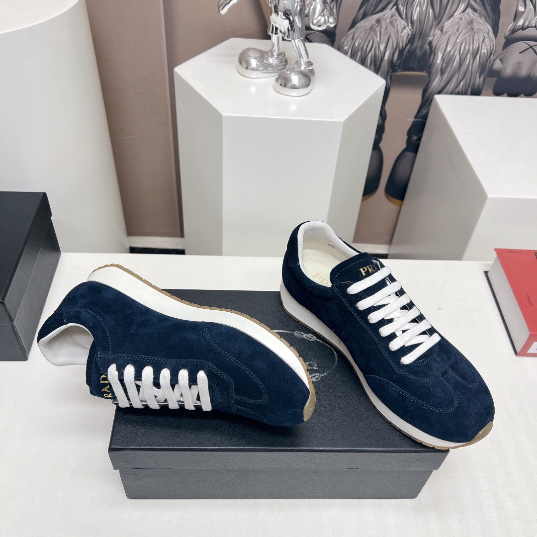 Prada Rank Suede Sports Shoes Size 39-45