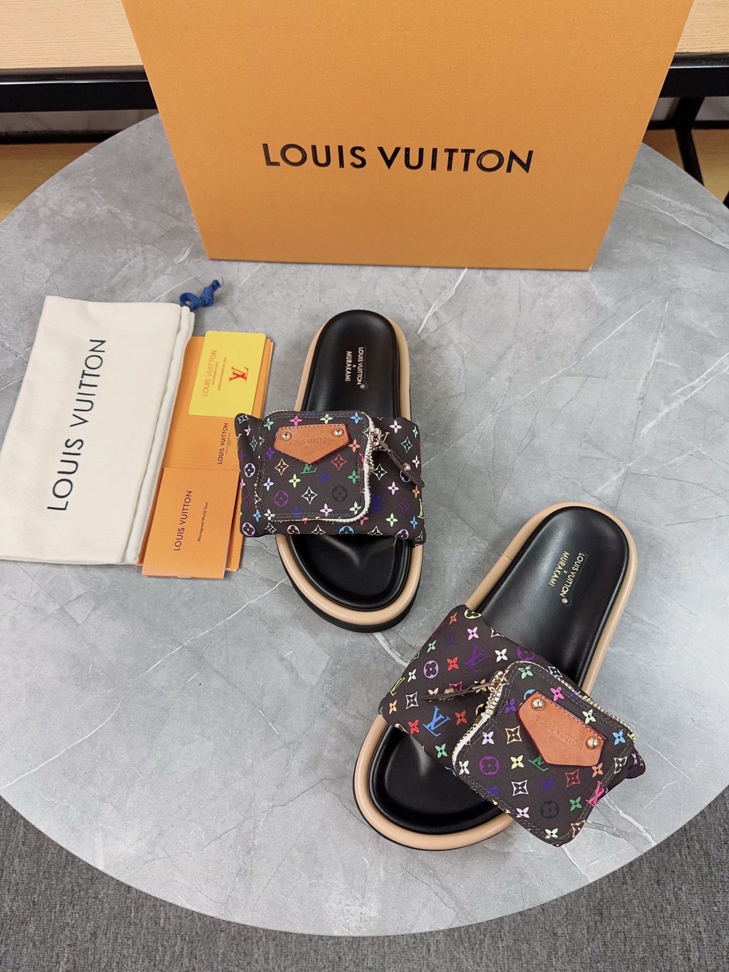 Louis Vuitton Pool Pillow Flat Comfort Slippers Size 36-46