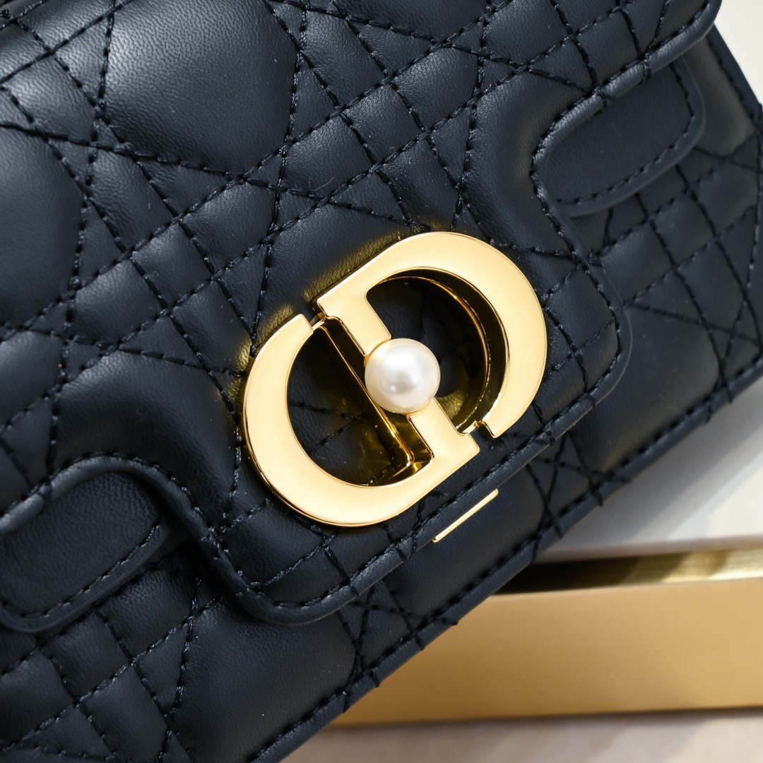 Dior Mini Dior Jolie Top Handle Women Shoulder Bags 19*12*6cm