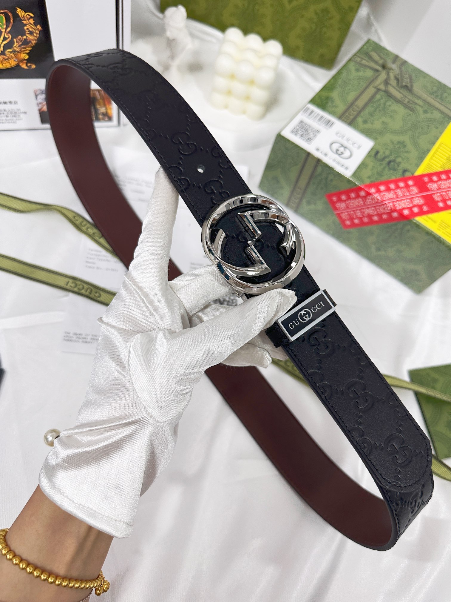 Gucci Men Belt Width 3.8cm