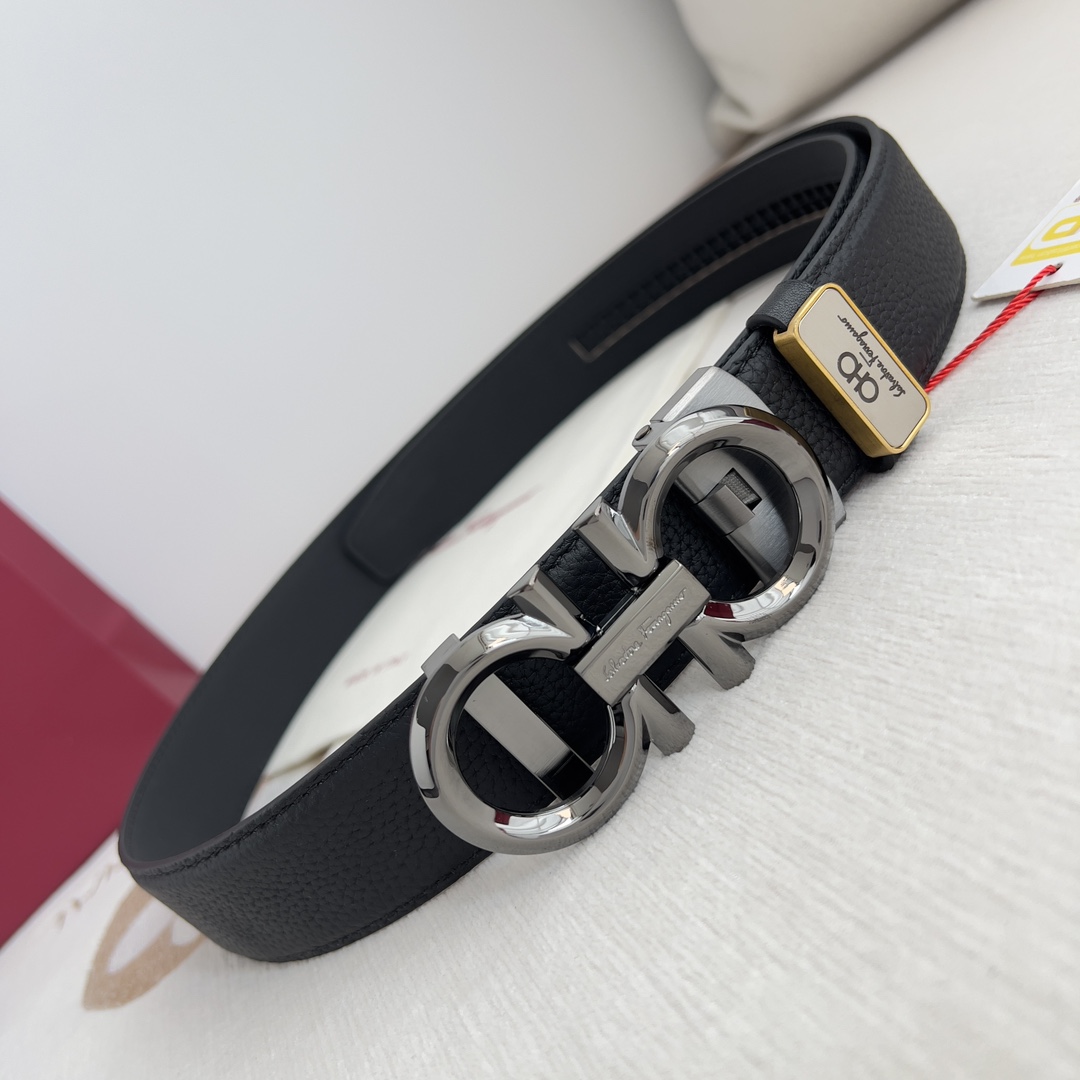 Ferragamo Men Belt Width 3.5cm