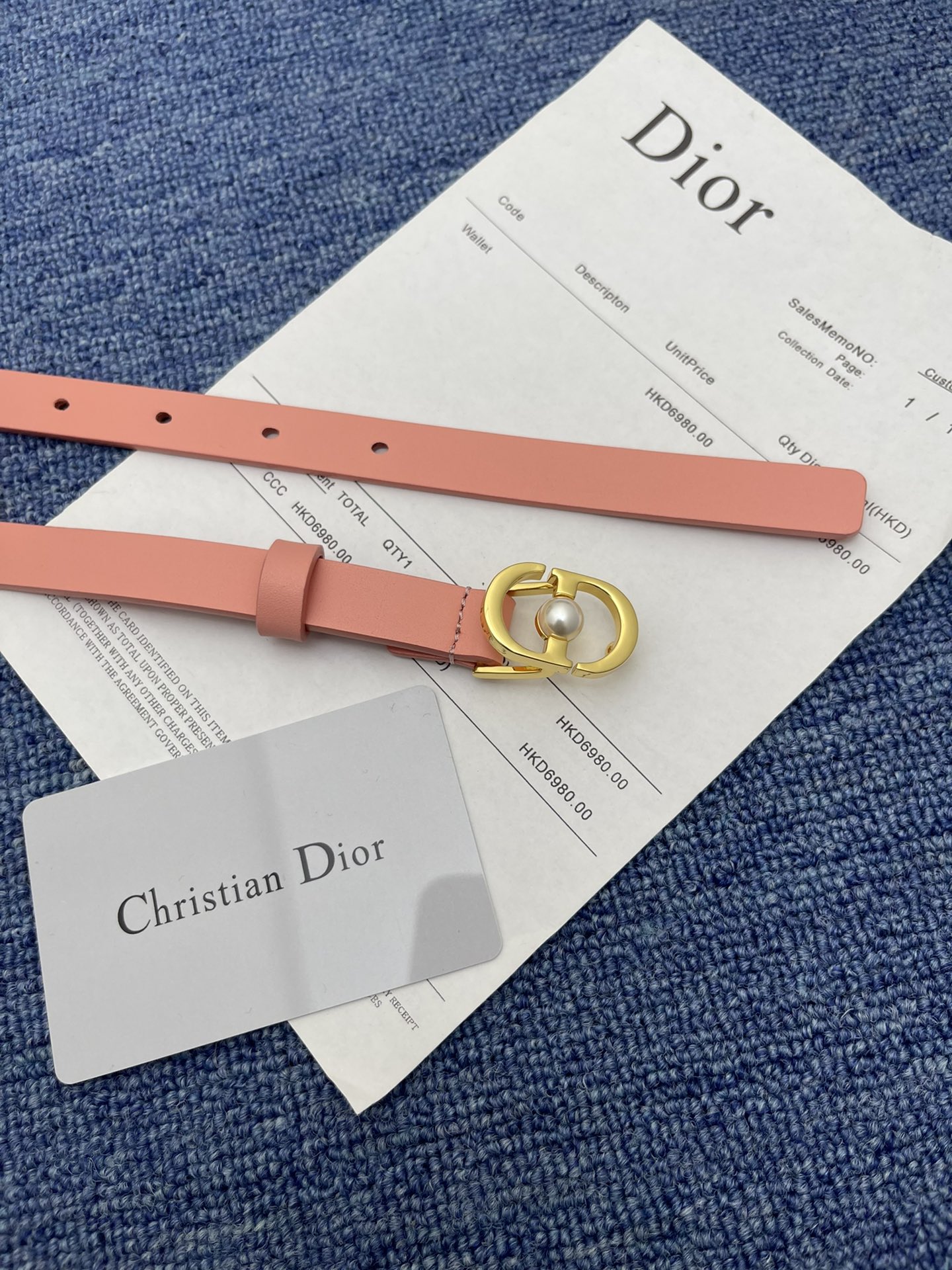 Dior Women Belt Width 2cm