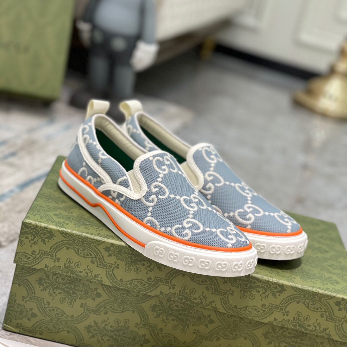 Gucci Tennis 1977 slip-on sneaker Size 35-45 6-Color