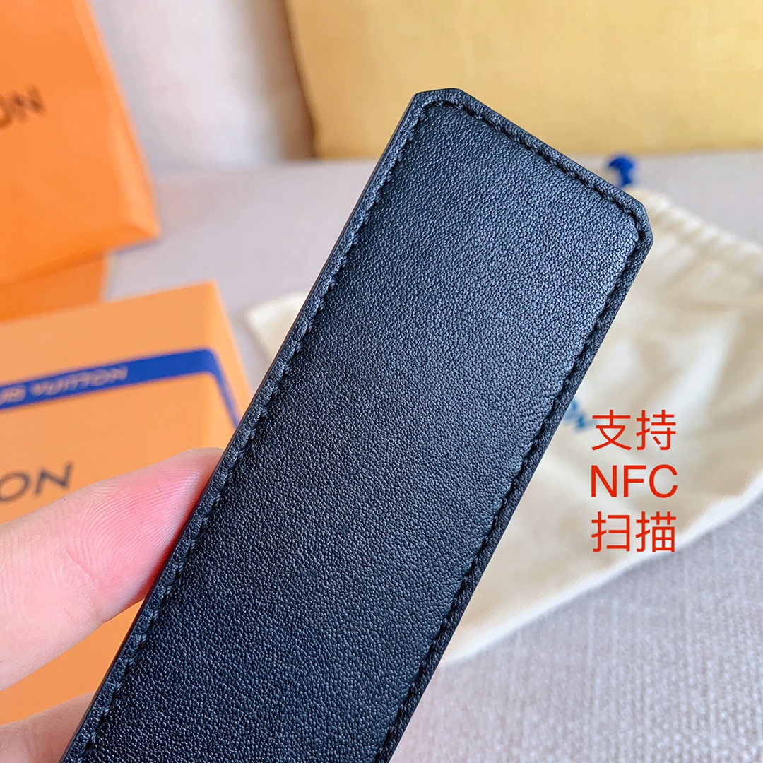 Louis Vuitton Men Belt Width 4cm