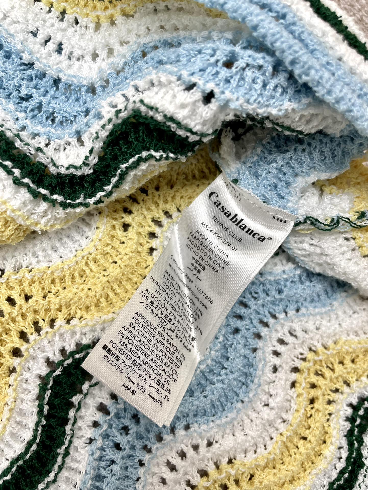 Casablanca Polo Shirt Size S-XL