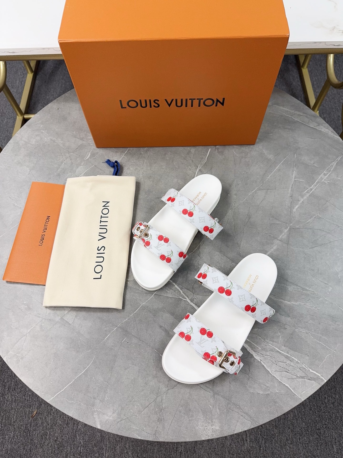 Louis Vuitton Pool Pillow Flat Comfort Slippers Size 36-46