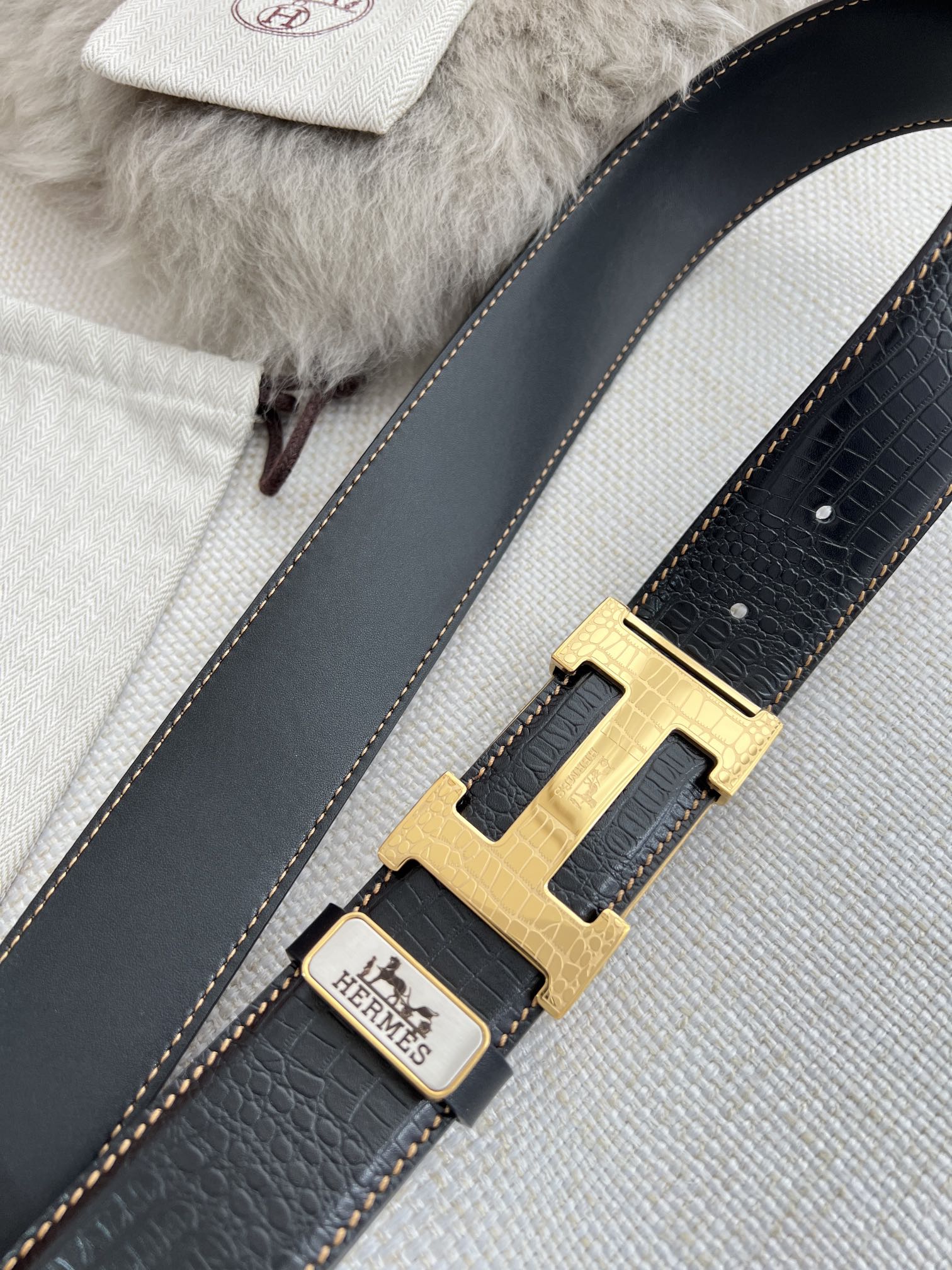 Hermes Men Belt Width 3.8cm