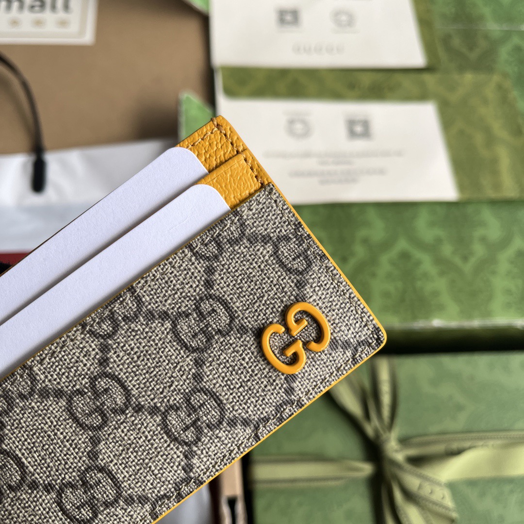 Gucci Kartenetui Mit GG Detail Size 11*7cm