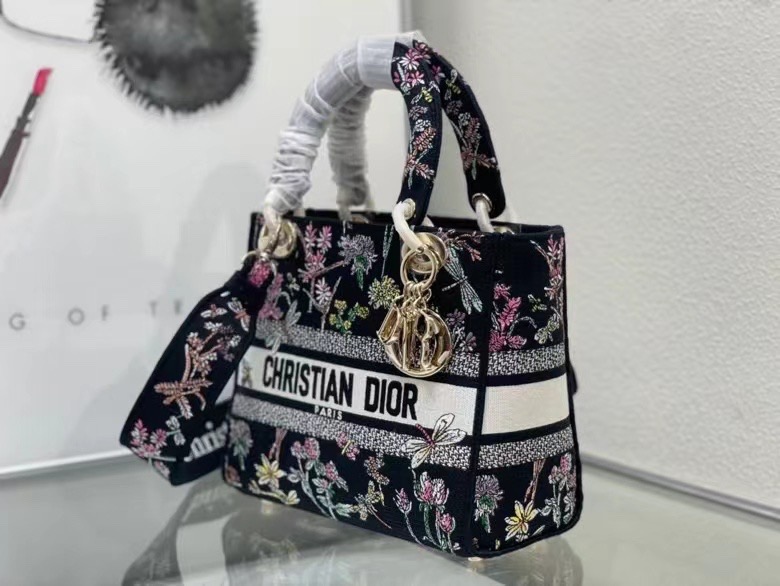 Dior Lady Women Shoulder Bags 24*20*11cm