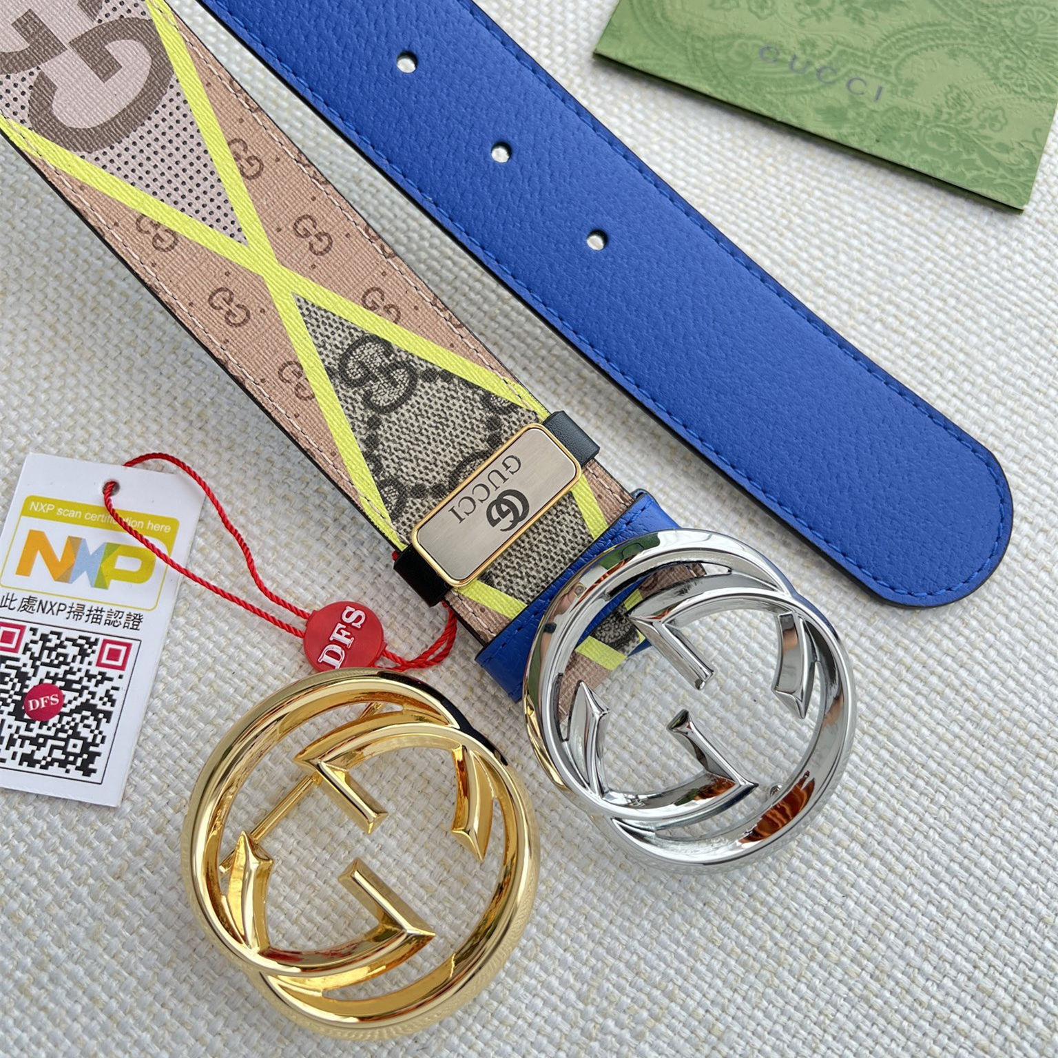 Gucci Men Belt Width 3.8cm