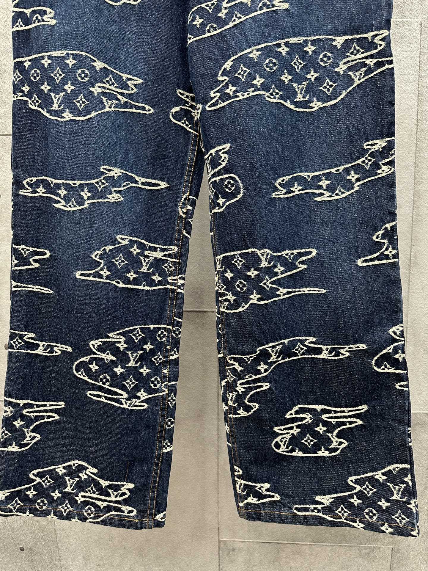 Louis Vuitton Unisex Jeans Size S-XL