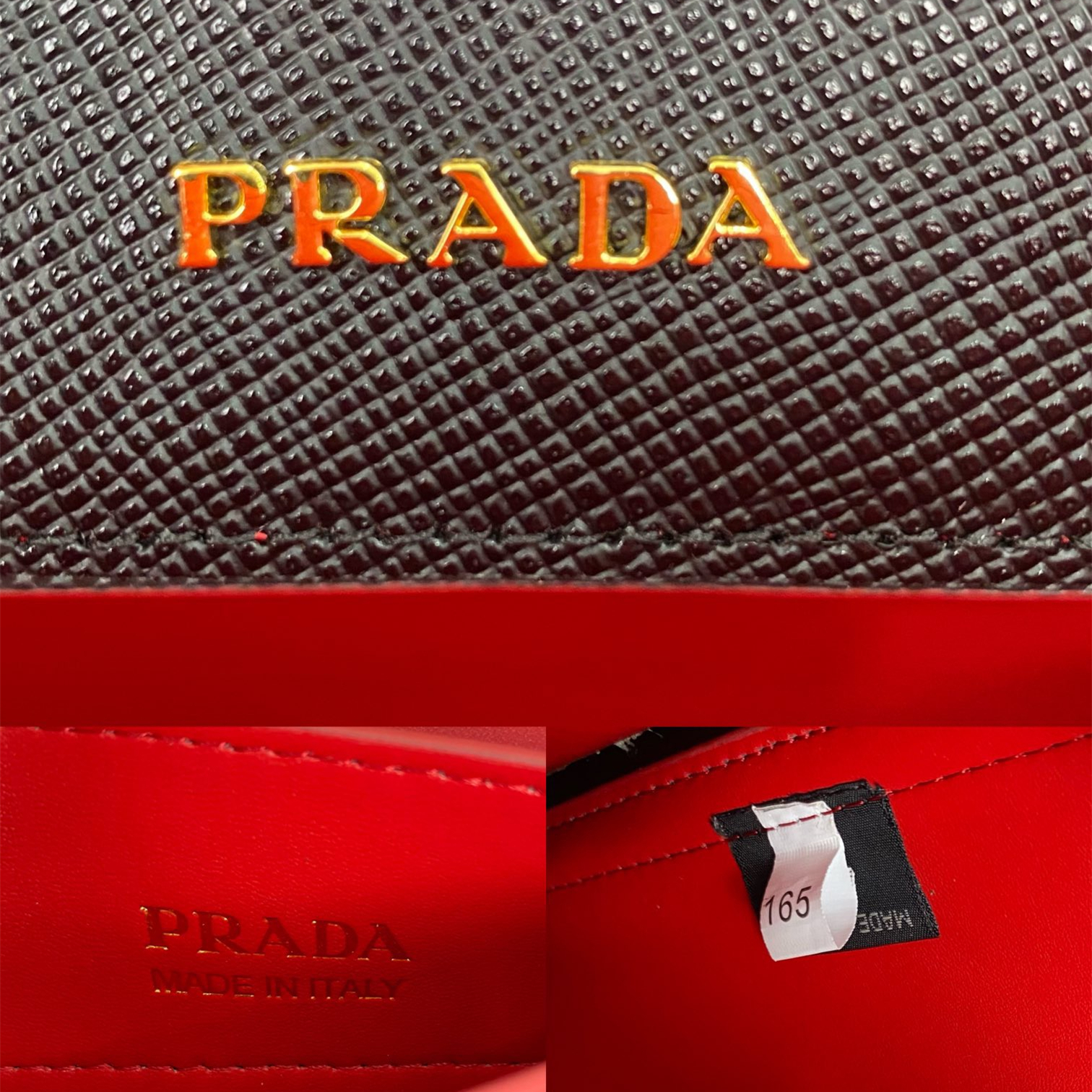Prada 1BG443 Double Saffiano Leather Bags Size 25*18.5*12.5cm