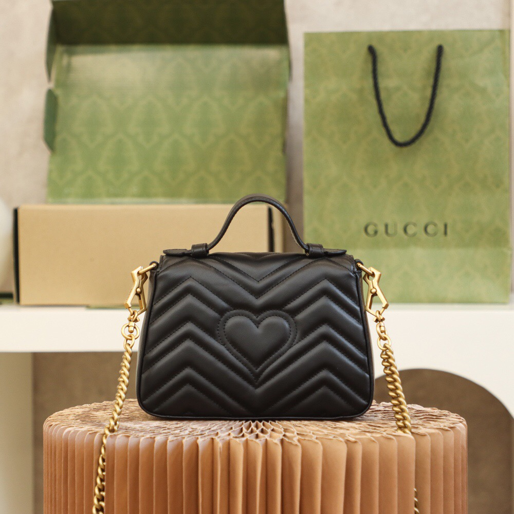 Gucci GG Marmont Top Handle Bags for Women Size 21*15.5*8cm