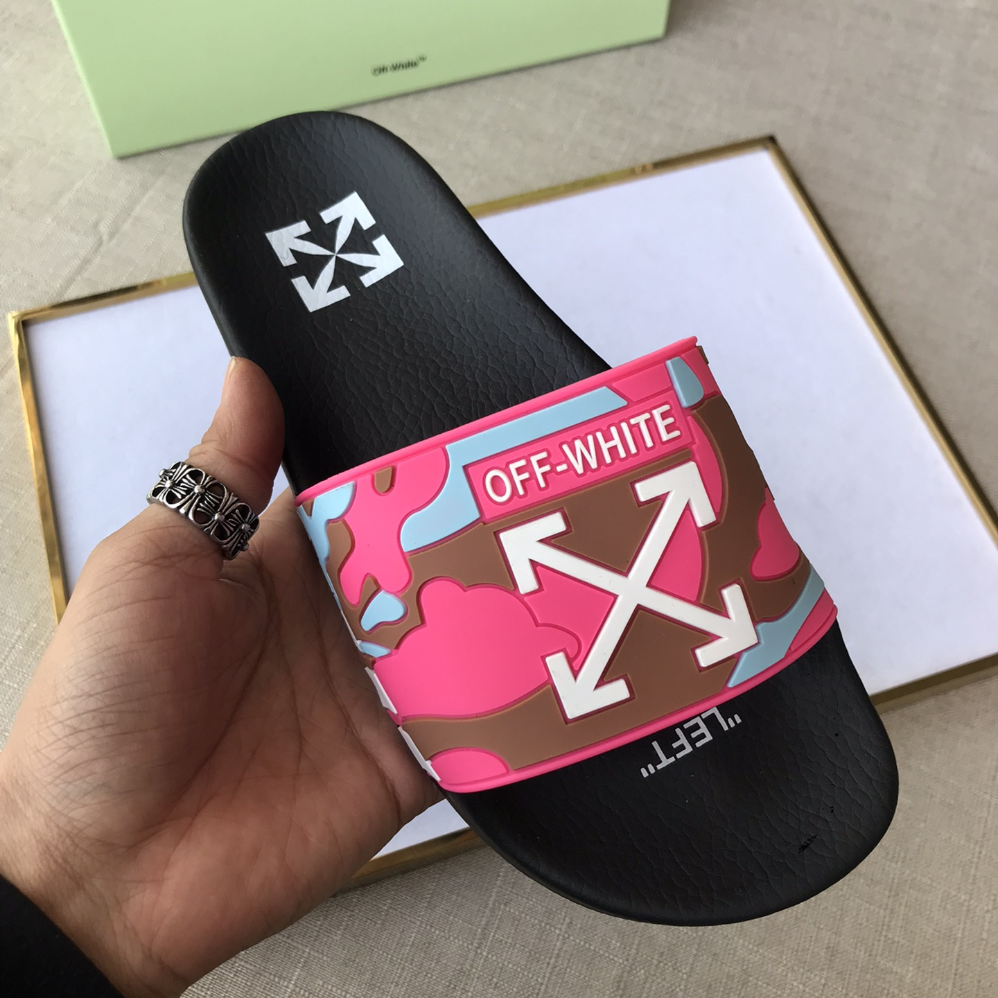 OFF White Mens Women Sandals Gr. 36-46