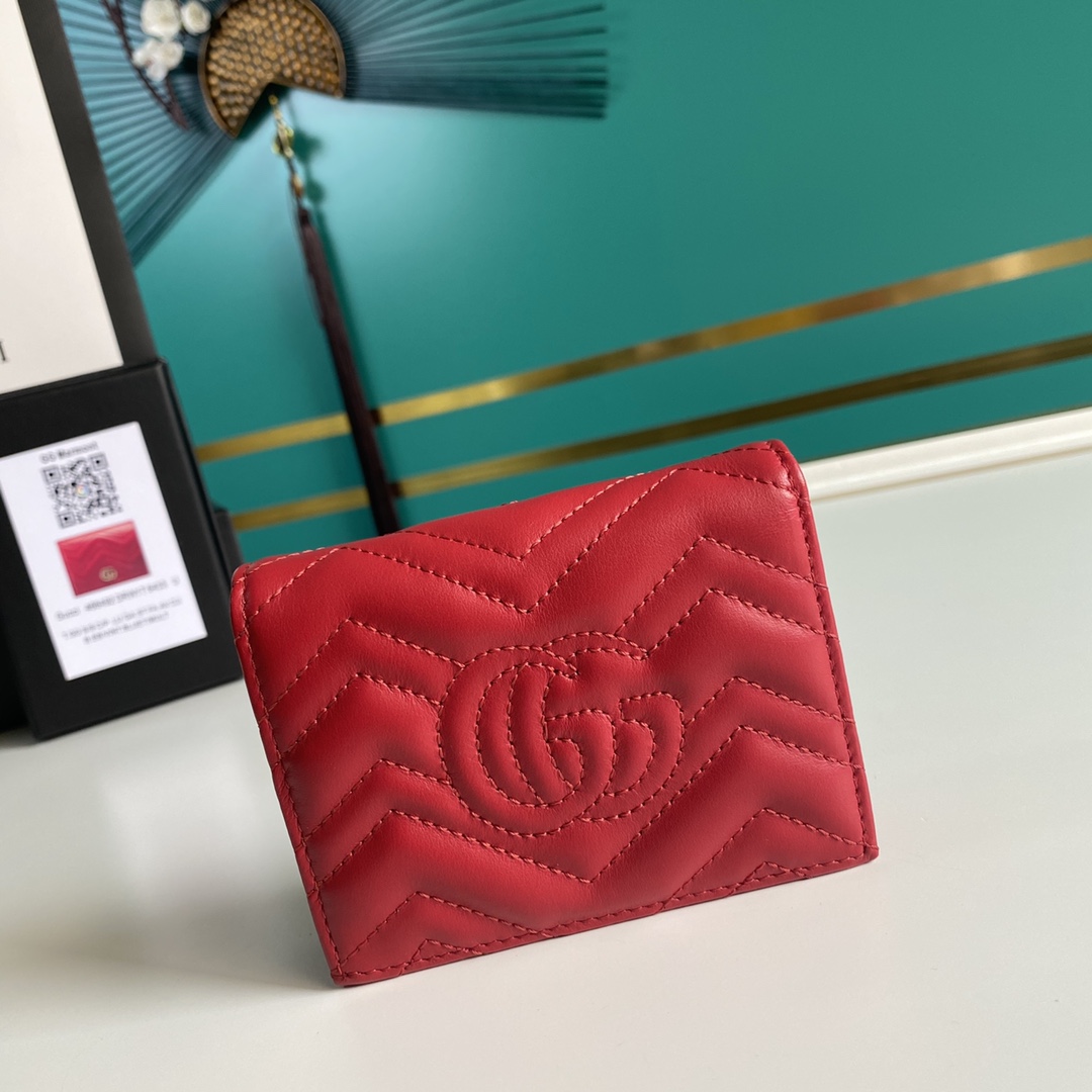 Gucci GG Marmont Women Mens Wallet Purse 11*9*3cm