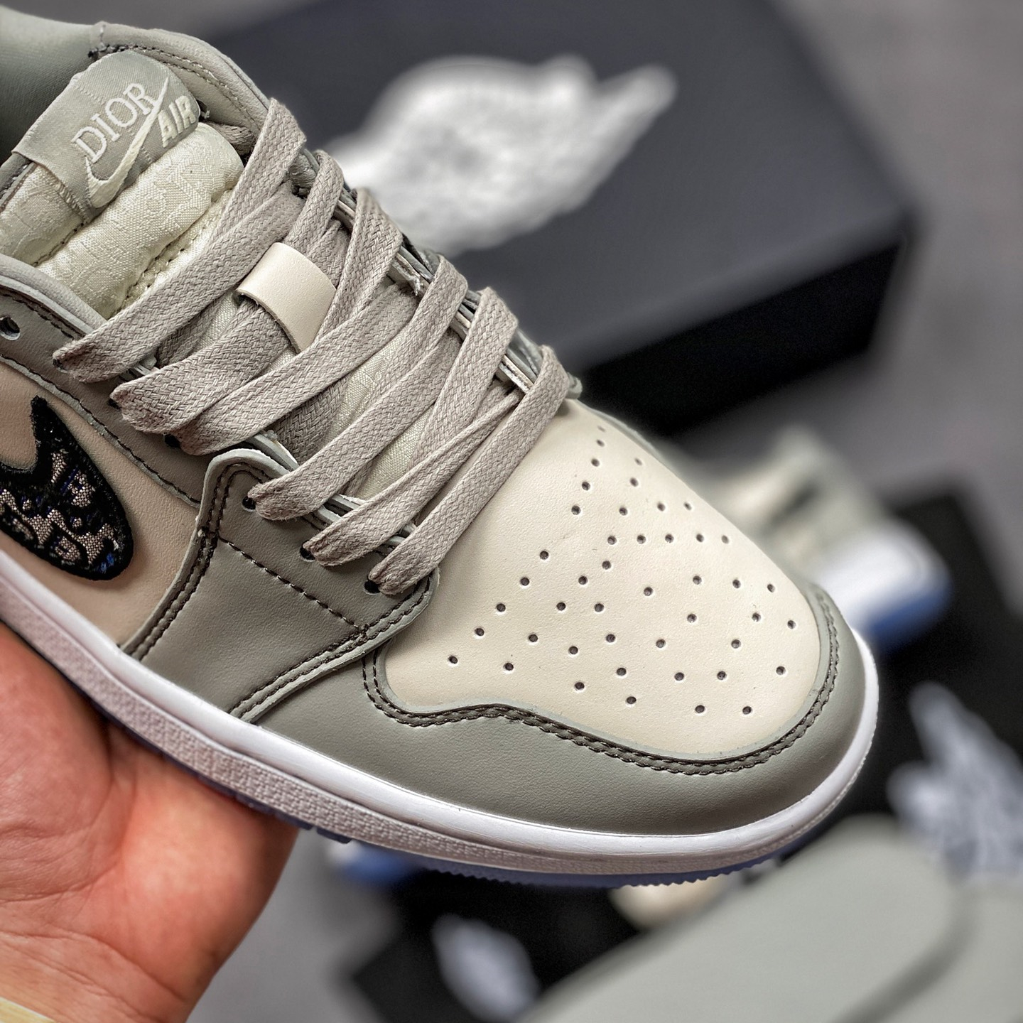 Nike Air Jordan 1 x Dior Sneaker Shoes Gr. 36-46